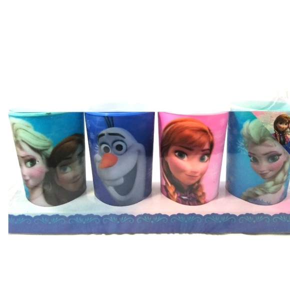 Disney Frozen-4 Pack Lenticular Cup Set - Picture 2 of 7